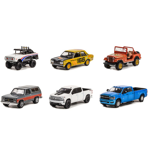 "All Terrain" Series 13 Set of 6 pieces 1/64 Diecast Model Cars by Greenlight